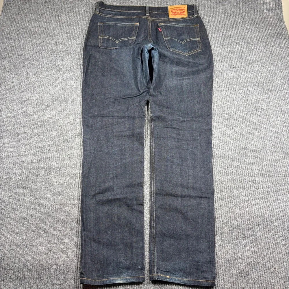 Levis 541 Jeans Mens 34x34 Athletic Taper Dark Wash Blue Denim 18181-0229